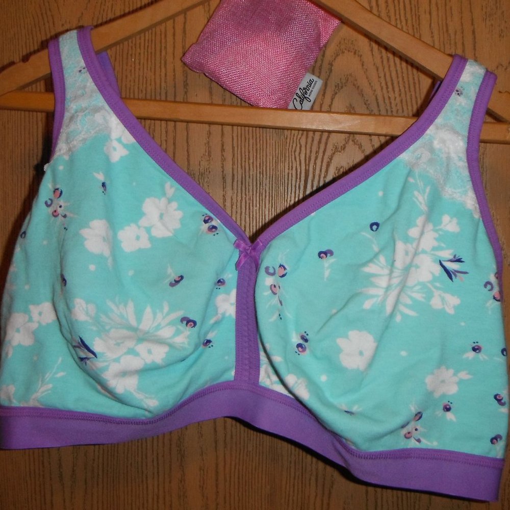 46G Comfort Choice bra, 90% cotton, 10% spandex